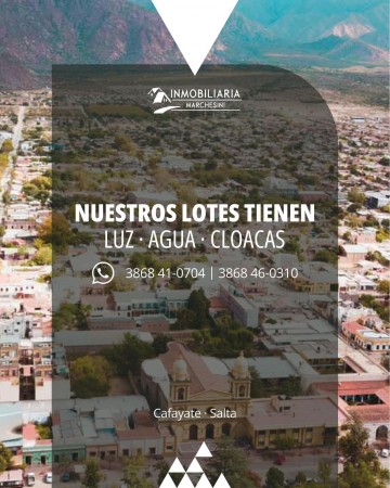 Lote esquina a 5 cuadras de la Plaza